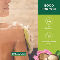 Palmolive Luminous Oil Invigorating Body Wash for Women, Gel Based Shower Gel with 100% Natural Macadamia Oil & Peony Extracts - pH Balanced, No Parabens, No Silicones, 250 ml Bottle