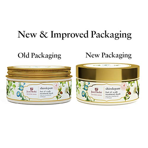 Just Herbs Ayurvedic Shirolepam Hair & Scalp Treatment Mask Cream For Hair Growth, Hairfall & Damaged Hair- Paraben & Silicon Free Hair Mask For Men & Women 200g