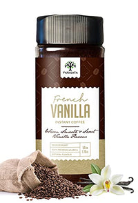 Vanalaya French Vanilla Instant Coffee With Rich Aroma & Taste Zero Sugar & Low Calorie 50gm