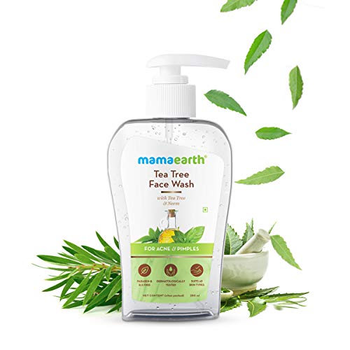 Mamaearth Tea Tree Face Wash with Neem for Acne & Pimples – 250ml
