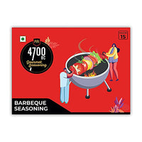 4700BC Gourmet Seasoning, Barbeque, Pouch, 75g (Pack of 15), Red