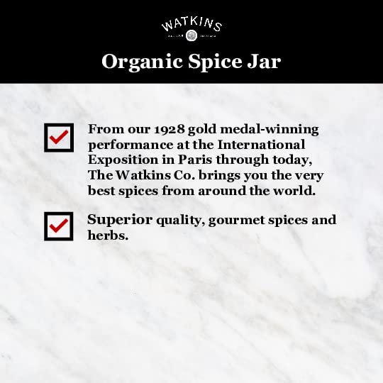 Watkins Gourmet Organic Spice Jar, Chili Powder, 2.9 Ounce