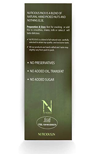 NUTICIOUS Salted Pista(Pistachio/Jumbo Pista) -250 G Dry Fruits