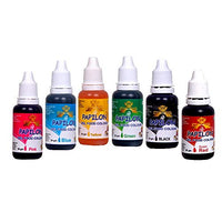 Papilon Concentrated Gel Food Color, 6 X 30 g