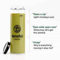 Tencha Blends Iced Matcha Cold Blend | Japanese Matcha Green Tea for Energy & Focus, No Preservatives | Stay Active 6 Hours Straight | Pack of 10 Sachets
