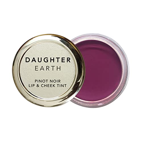 Daughter Earth 100% Vegan Lip and Cheek Tint (PinotNoir), Matte Finish, 4.5g - Wine