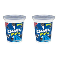 OREO Mini Chocolate Sandwich Cookies Go-Pak, On The Go Snacks, 3.5 oz (Pack of 2)