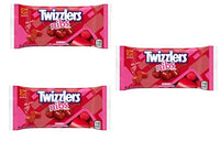 Twizzlers Nibs Cherry Flavour Candy Low Fat Snack (Pack of 3), 63g Each