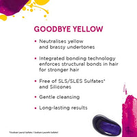 Schwarzkopf Professional Goodbye Yellow Neutralising & Anti-Yellow Sulfate Free Purple Shampoo | 300 Ml
