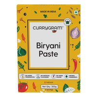 Currygram Biryani Paste | Ready to Cook | No Preservatives & No Artificial Colours or Flavours Added | Medium Spicy Serves 4 | Biryani Paste Pack of -300g