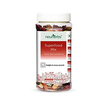 Neuherbs Superfood Mix with Seeds, Nuts & Berries | Unroasted Pumpkin Seeds, Sunflower, Cashew Nuts, Almonds, Pistachios, Blueberries, Flax Seeds | Rich in Protein & Vitamin E - 200g
