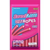 SweeTARTS Soft & Chewy Ropes, Cherry Punch, 3 Oz