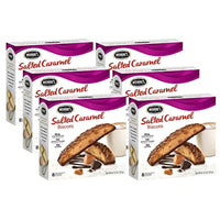 Nonnis Biscotti, Salted Caramel, 6 Boxes, 48 Biscotti Total