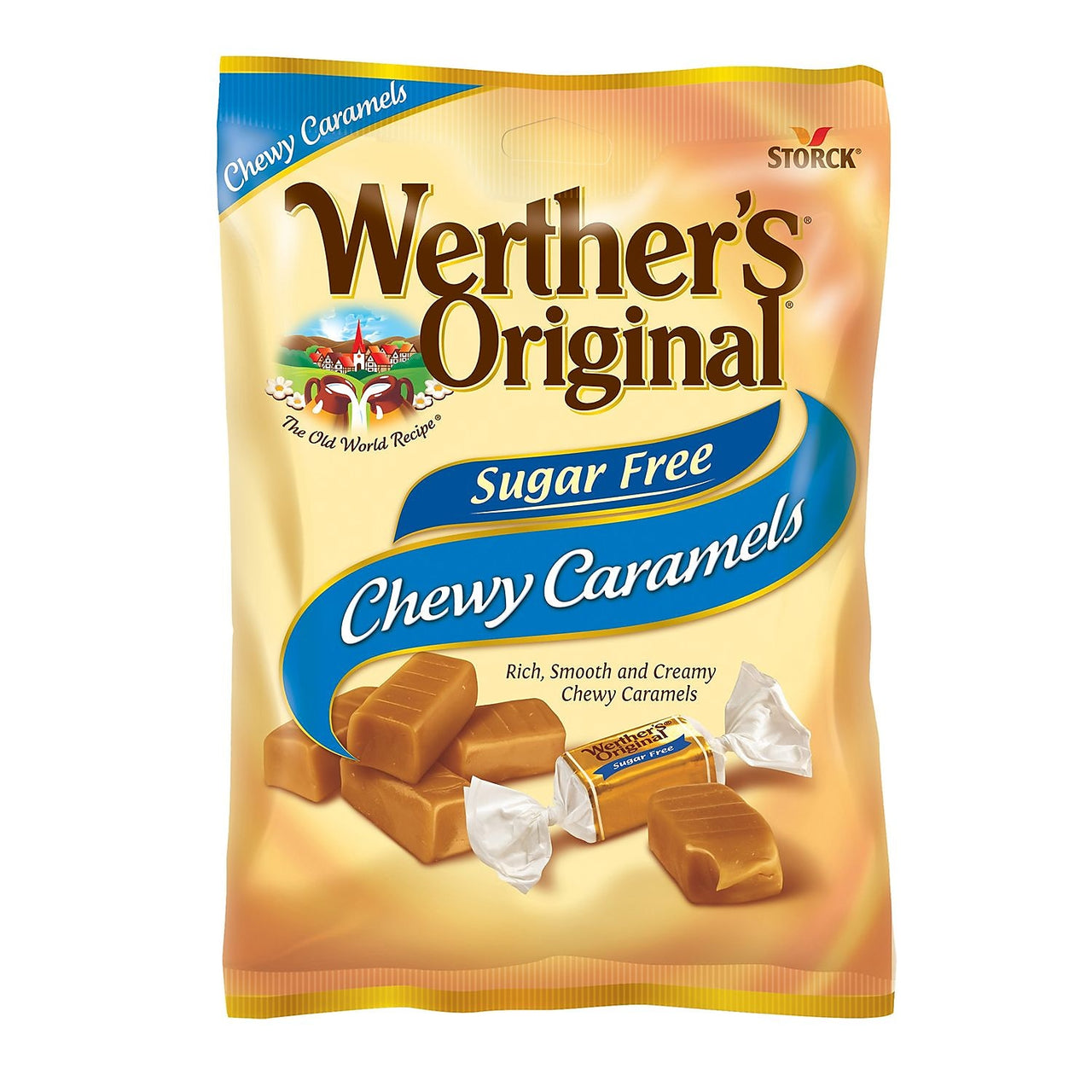 Werther's  Original Sugar Free Chewy Caramel Candy 12/Pack (302-00005)