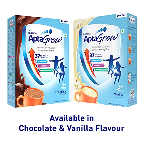 AptaGrow Health and Nutrition Drink Powder for Kid’s Growth, Chocolate, 400 g
