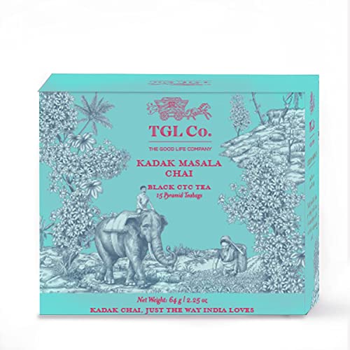 TGL Co. Kadak Masala Chai Tea, 16 Tea Bags