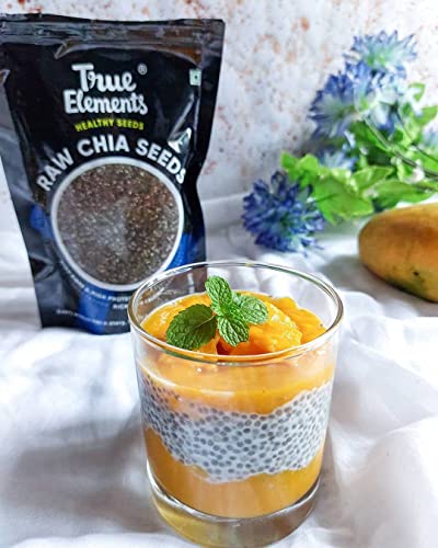 True Elements Chia Seeds for Weight Loss 150g - Diet Food | Healthy Snacks | Raw Chia Seed