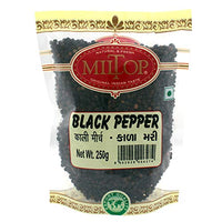 Miltop Natural Premium Black Pepper Whole (Kali Mirch), 250g