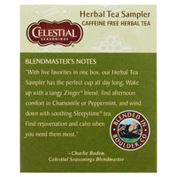Celestial Seasonings Herbal Tea, Tea Sampler, 18 Count