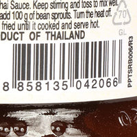 Real THAI Original Thai Cuisine Pad Thai Sauce, 180 ml, Black & Green