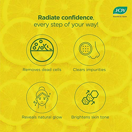 Joy Skin Fruits Lemon Brightening Face Wash, Oil Clear and Fruit Infused With Lemon extracts & Active Fruit Boosters, Lemon Face Wash For Oily Skin | Brightens Skin to Reveal Natural Glow - Pack of 2 X 100 ml