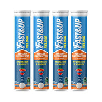 Fast&Up Reload Instant Energy and Hydration Sports Drink - 4 tubes with 20 tablets each - Berry Flavour