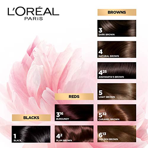 L'Oreal Paris Excellence Crème Conditioning Hair Color, 172g with 50g - 1 Black (Pack Of 2)