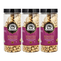 Wonderland Foods - Roasted & Flavoured Chaat Masala Makhana (Foxnut) 300g Jar (100gX3)