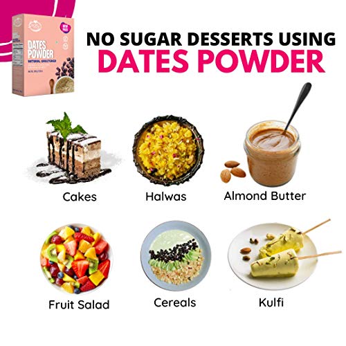 Early Foods Dry Dates Powder - Natural Sweetener, 200 g