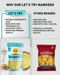 Let's  Try Sev Bhujia -| Made with Pure Groundnut Oil | Snack without Palm Oil | No additives & Preservatives | 100% Natural Indian Authentic Taste | 250gm