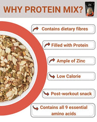 True Elements Seeds Combo for Eating 250g - (Protein Mix Seeds 125g + Antioxidant Mix Seeds 125g) - Seed Mix | Protein Snacks | Trail Mix