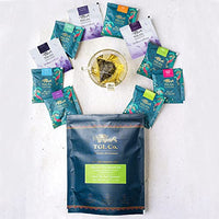 TGL Co. 100% Natural Immunity Boosting Green Tea Sampler Tea Gift, 10 Pyramid Tea Bags of 10 Different Exotic Flavors