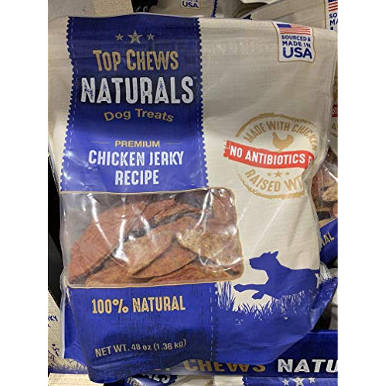 Top Chews Chicken Jerky Recipe 48 oz (2 Pack)