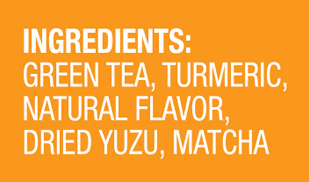 Matcha Love Japanese Matcha + Turmeric + Yuzu, 60 Premium Tea Bags