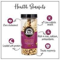 Wonderland Foods - Roasted & Flavoured Chaat Masala Makhana (Foxnut) 300g Jar (100gX3)