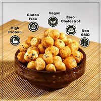 Wonderland Foods - Roasted & Flavoured Peri Peri Makhana (Foxnut) 100g Jar