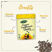 Happilo Premium Roasted & Salted Sunflower Seeds, 250g | Dry Roasted Sunflower Seeds for Eating | Healthy Diet Snacks | High in Fibre & Protein | Oil-Free | Rich in Superfood & Antioxidant