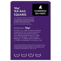Cambridge Tea Party Kashmiri Kahwa 30 Tea Bags, Saffron Almond Cardamom Clove Pepper Cinnamon Rose Tulsi Green Tea, cleanse, detox, cold relief, weight loss, slim, skin glow), White