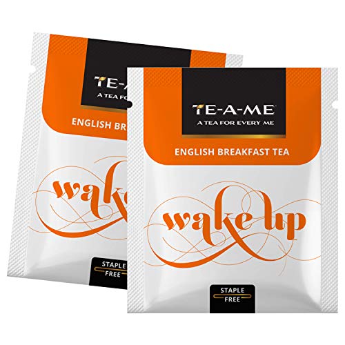 TE-A-ME Wake Up English Breakfast Black Tea, 25 Tea Bags | Premium Black Tea with Rich Flavour