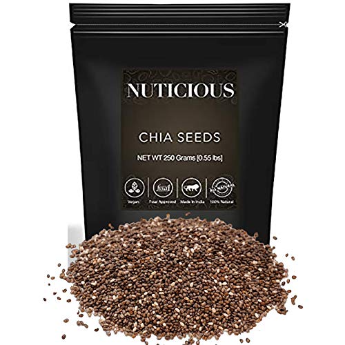 NUTICIOUS Organic Chia Seeds -250 G