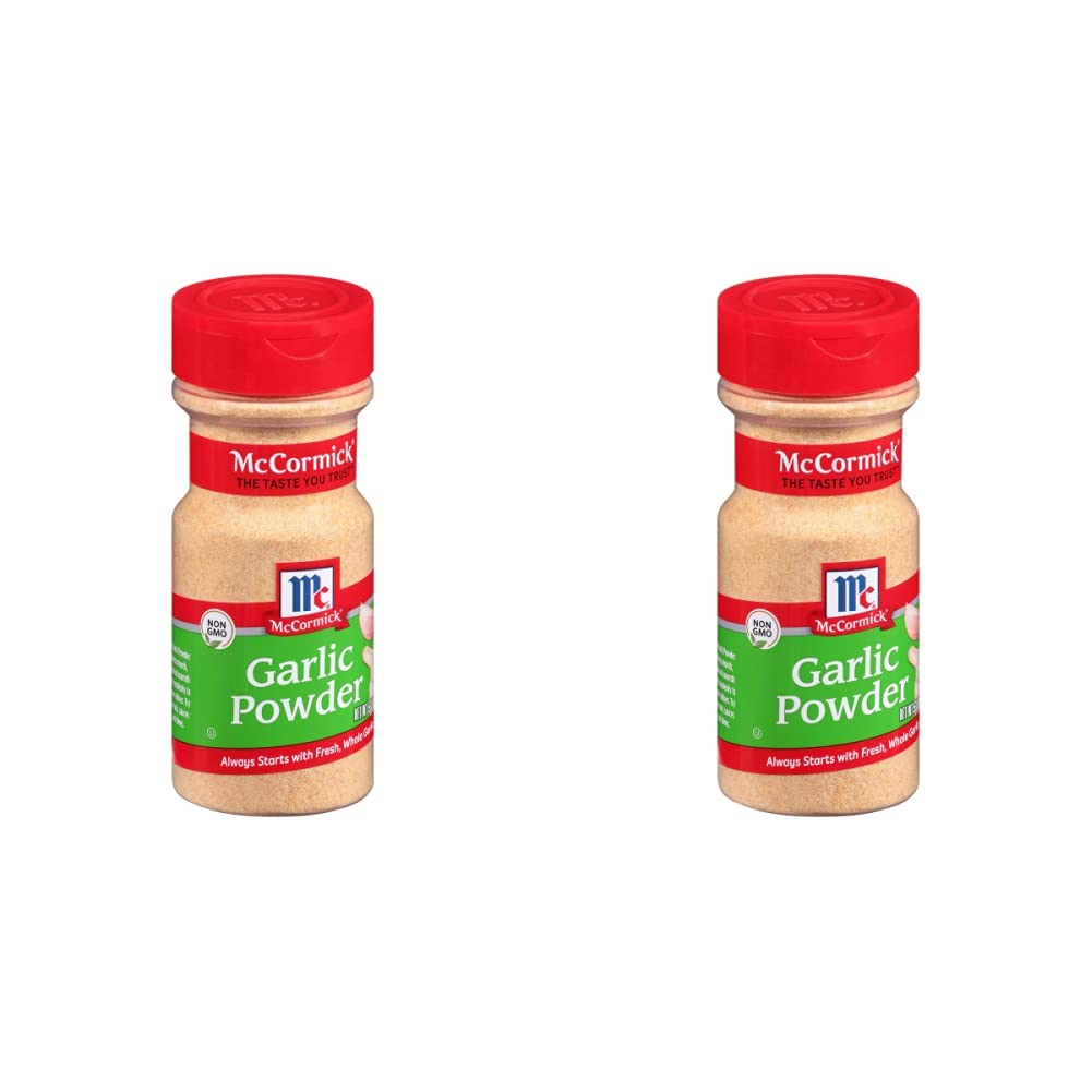 McCormick Garlic Powder, 5.37 oz (Pack of 2)