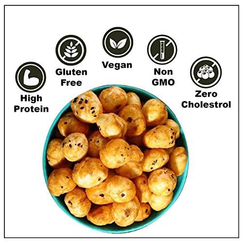 Wonderland Foods - Roasted & Flavoured Cheese-Chilli Makhana (Foxnut) 200g Jar (100gX2)