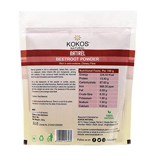 Kokos Natural Natir l Beetroot Powder, 200g