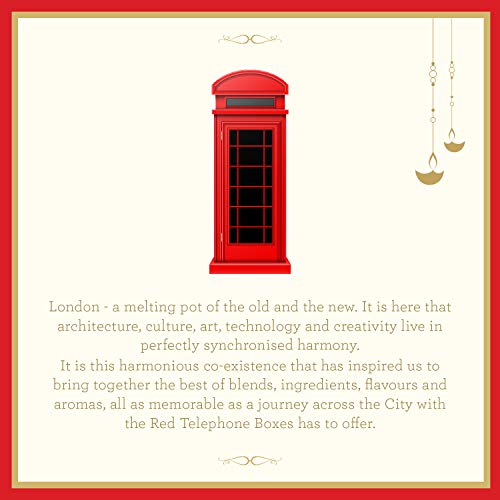 Twinings Tea Festive Gift Pack, 30 Sachets, London, 6 Blends, Earl Grey, English Breakfast, Pure Green Tea, Green Tea Lemon & Honey, Green Tea & Mint and Pure Camomile