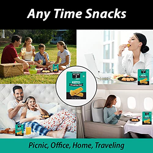 NutroActive Keto Breakfast Bar Zero Sugar Gluten Free 180 g