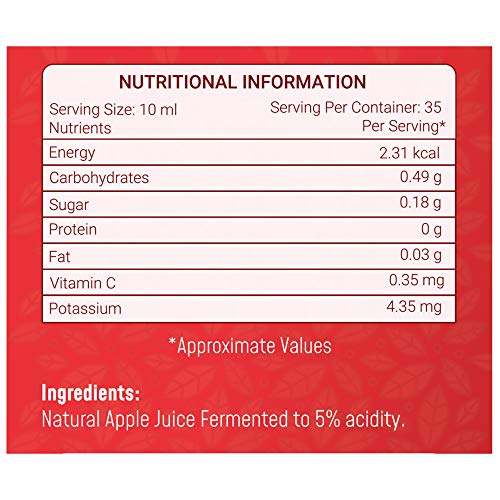 Neuherbs Apple Cider Vinegar with Mother Vinegar, Raw, Unfiltered and Undiluted - 350 ml