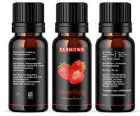 Farmown Premium Food Flavour Essence Combo Pack (Strawberry & Vanilla)