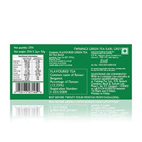 Twinings Green Tea Earl Grey, 25 Teabags, Green Tea, Delicate Citrus, Bright & Perky