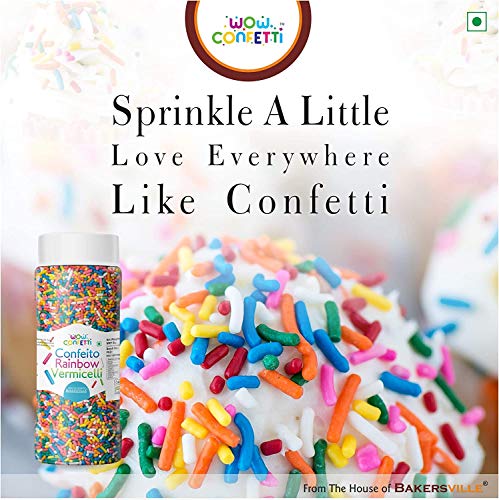 Wow Confetti™ Confeito Vermicelli Combo (Rainbow 125g & Chocolate 125g) (Sprinkles)
