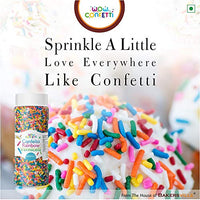 Wow Confetti™ Confeito Vermicelli Combo (Rainbow 125g & Chocolate 125g) (Sprinkles)